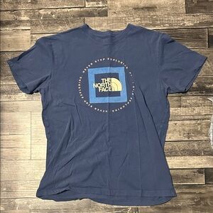 The North Face Navy Tee with Logo